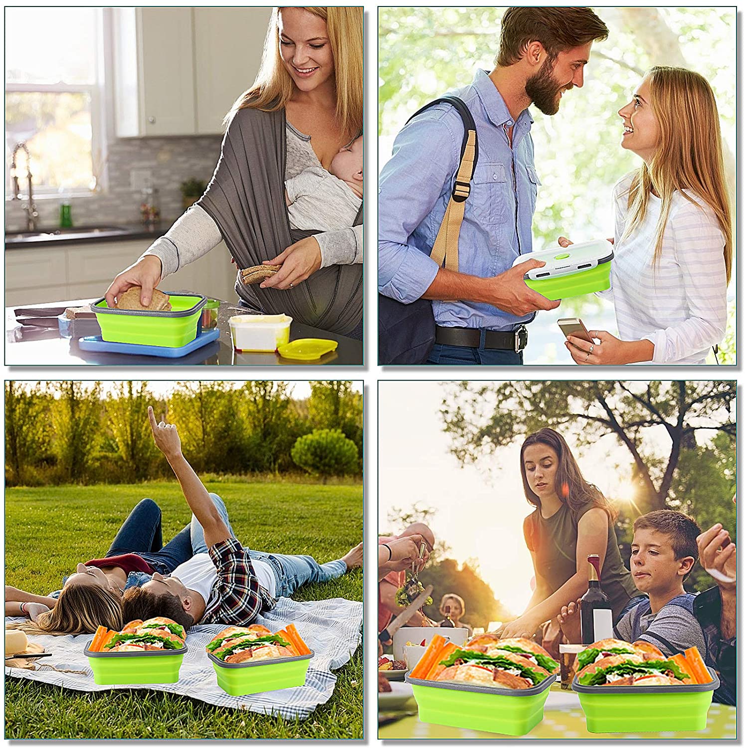 Foldable Silicone Food Container