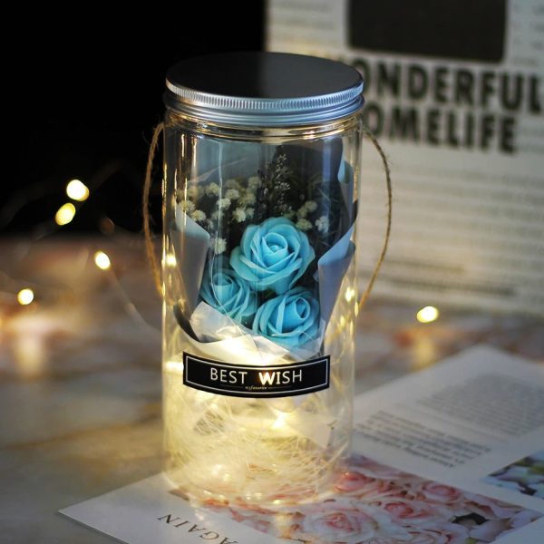 Magic Rose Bottle Lamp - Image 2