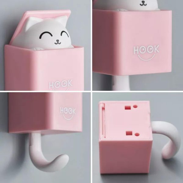 Hidden Cat Wall Hanging Hook - Image 3