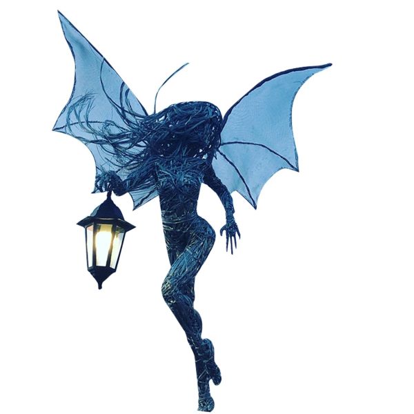 Fairy With A Lantern Sculpture - Image 2