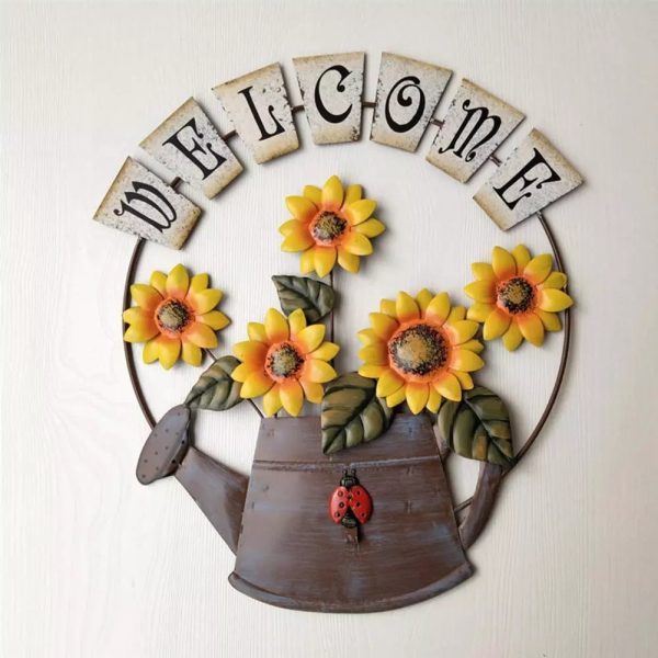 Sunflower Wall Hanging Ornament - Image 3