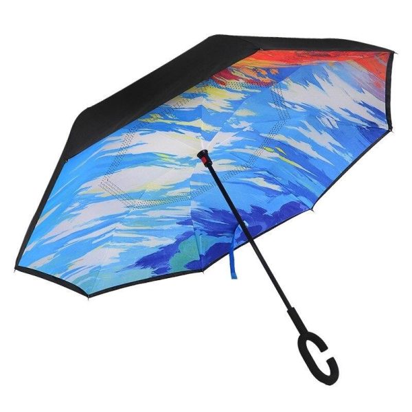 Windproof Inverted Umbrella - Image 2