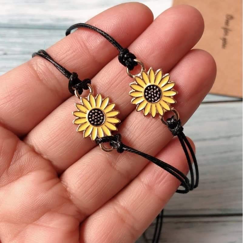 Sunflower Quote Bracelet