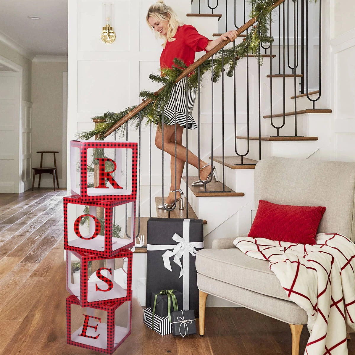Christmas Transparent Box Decoration