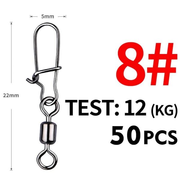 Rolling Barrel Fishing Swivels - Image 8