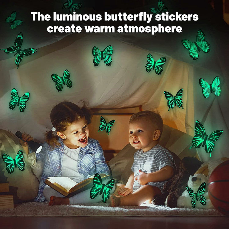 Luminous Butterfly Wall Stickers