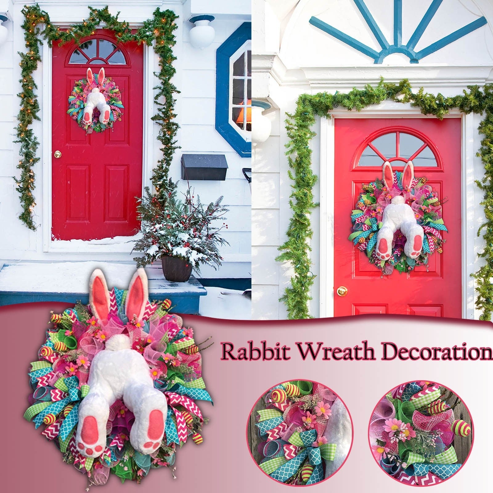 99_a06eaef7-b640-41dc-855b-81cad95e510d Easter Rabbit Wreath Decoration