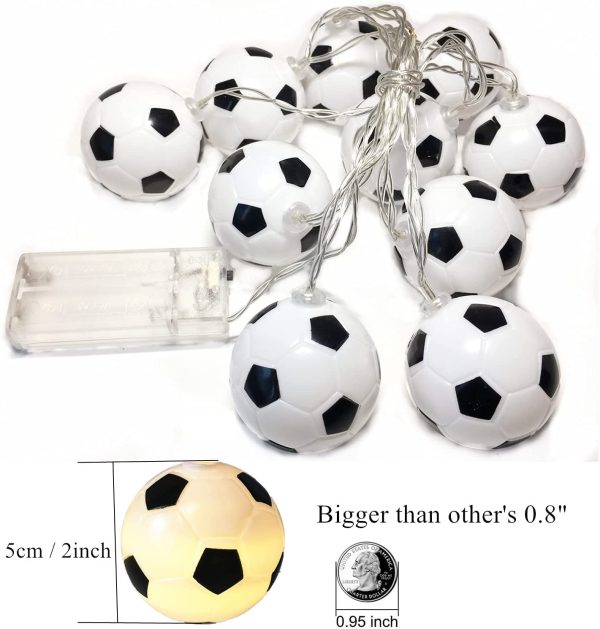 LED Soccer Balls String Lights - Image 2