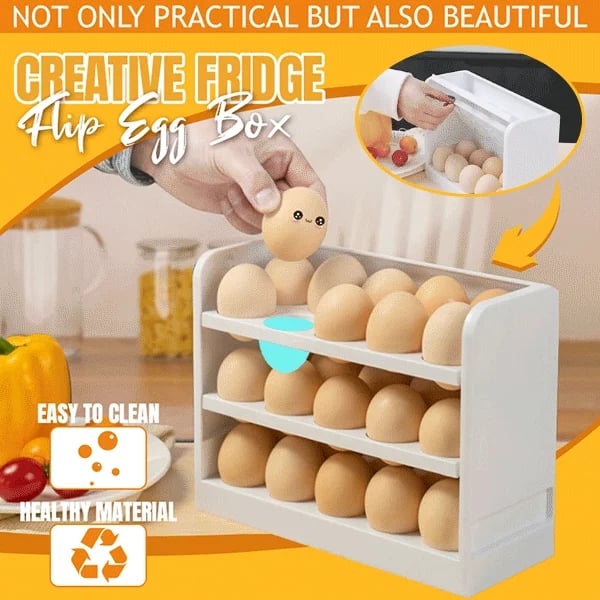 Creative Fridge Flip Egg Box