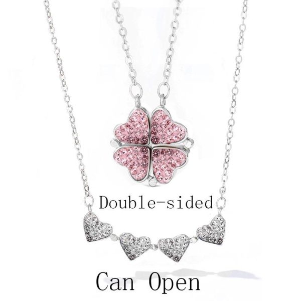 Diamond Clover Necklace - Image 2