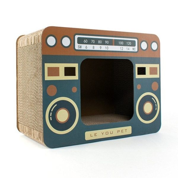 Retro Cat Scratch Board House - Image 11