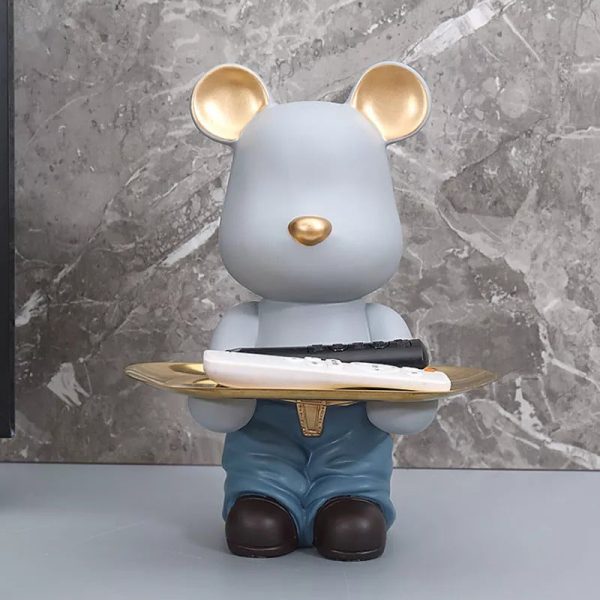 Miniature Cute Bear Sculpture - Image 2