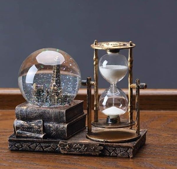 Retro Crystal Ball Hourglass Timer - Image 2