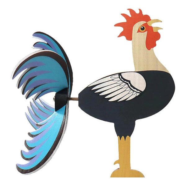 Rooster Windmill Garden Decoration - Image 4