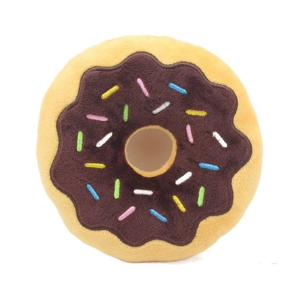 Donut-Shaped Dog Plush Toy - Image 4