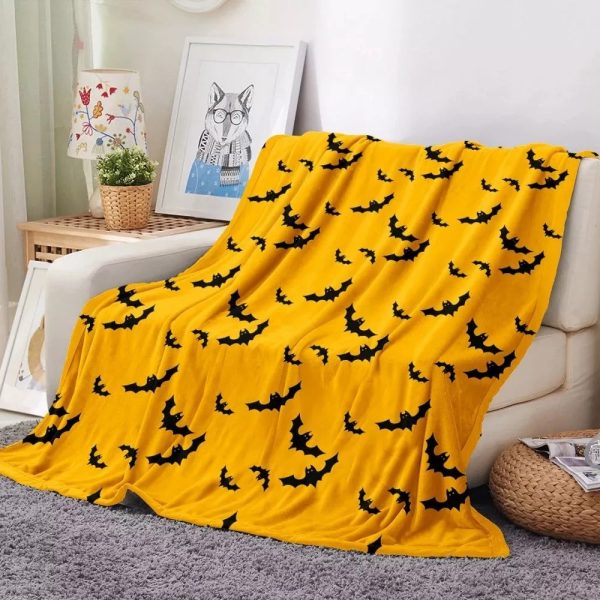 Halloween Cartoon Flannel Blanket - Image 2