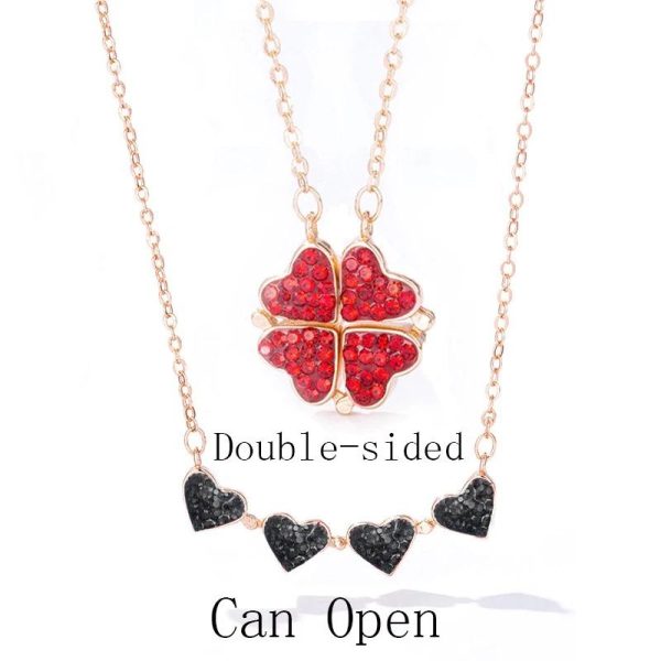 Diamond Clover Necklace - Image 4
