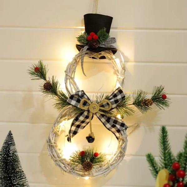 Christmas Snowman Wreath - Image 3