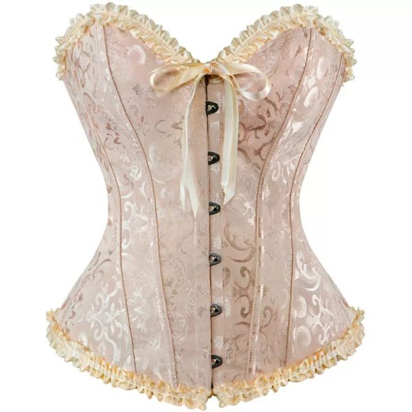2022 NEW Women's Sexy Floral Lace Up Corset - Image 2