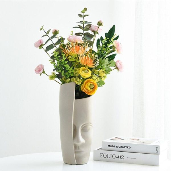 Human Face Flower Vase - Image 2