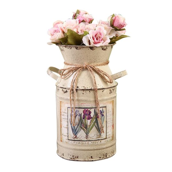 Garden Flower Bucket Vase - Image 2