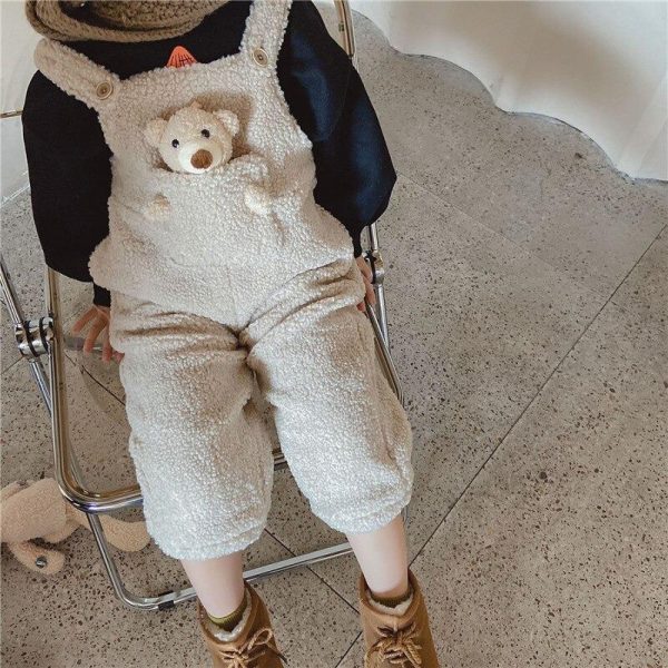 Teddy Overalls Kid Set - Image 2
