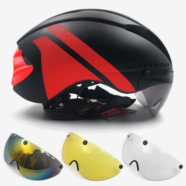 Aero Cycling Helmet With Visors - Image 7