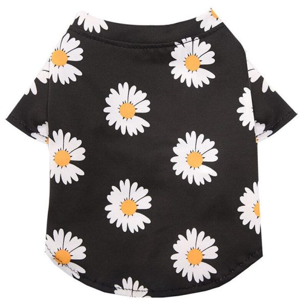 2022 NEW Summer Fashion Cat Dog Daisy Pattern T-Shirt - Image 2