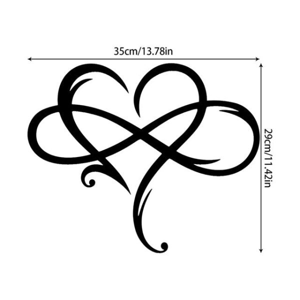Infinity Heart Wall Decor - Image 2