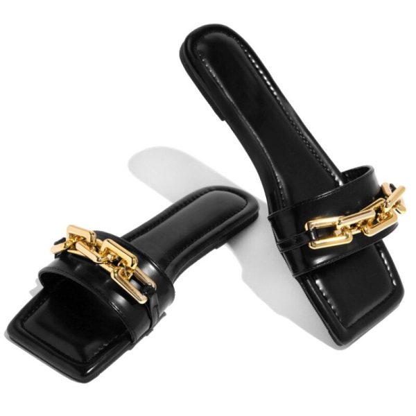 2022 NEW Fashion Women's Beach Sandals With Chains - Image 2