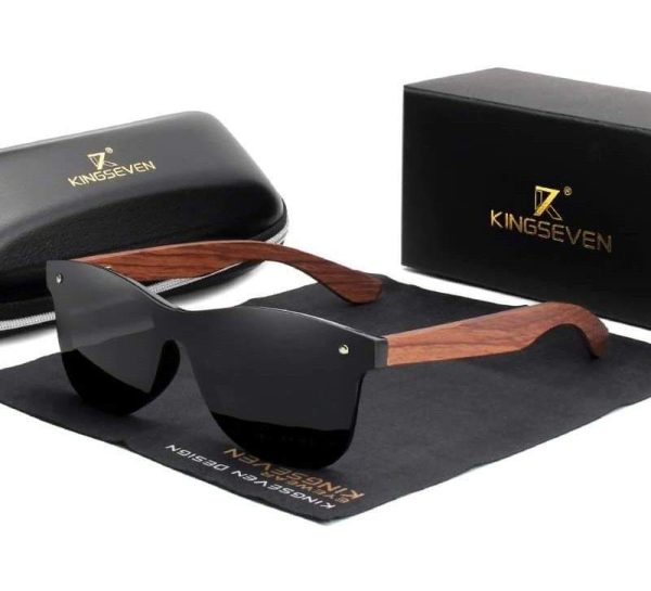 Modern Wooden Sunglasses - Image 2