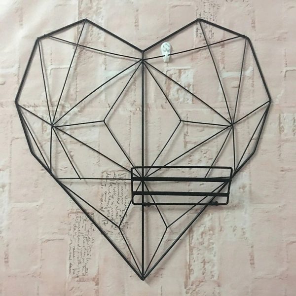 Heart-Shape Decoration Storage Rack - Image 2
