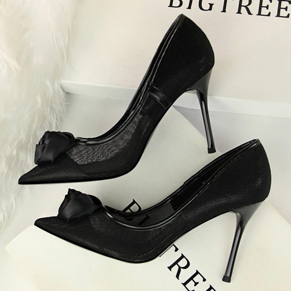 Women's Elegant Rose Flower Shoes - Image 4