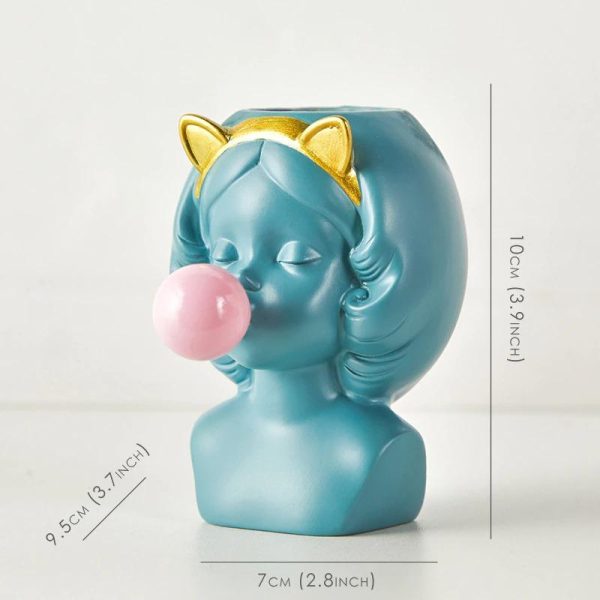 Bubblegum Girl Vase - Image 2