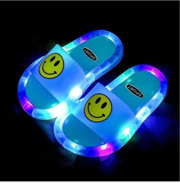 LED Light Kids Soft Base Slippers - Image 3