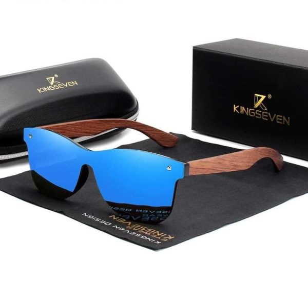 Modern Wooden Sunglasses - Image 3