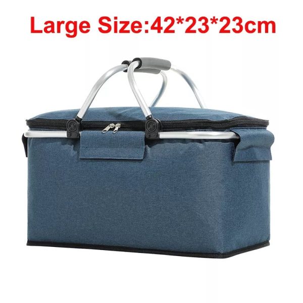 Camping Folding Thermal Cooler Bag - Image 12
