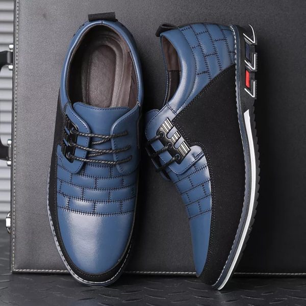 Fashion Casual Men Leather Shoes - Image 4