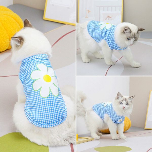 2022 NEW Cat Summer Fashion Flower Vest - Image 4