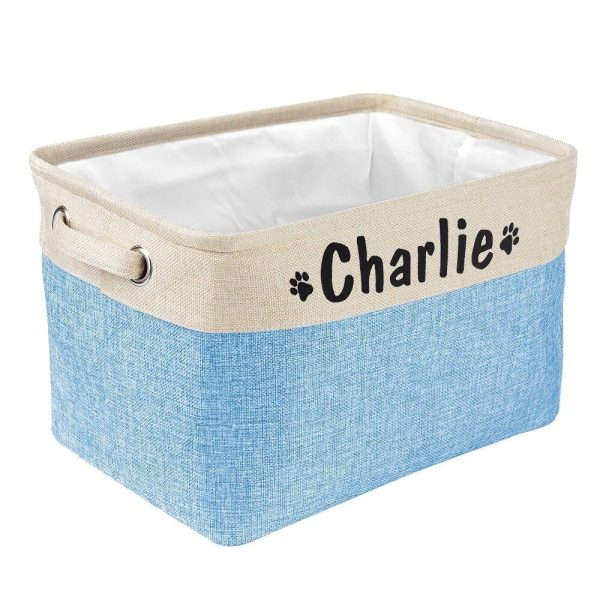 Personalized Pet Toy Storage Basket - Image 4