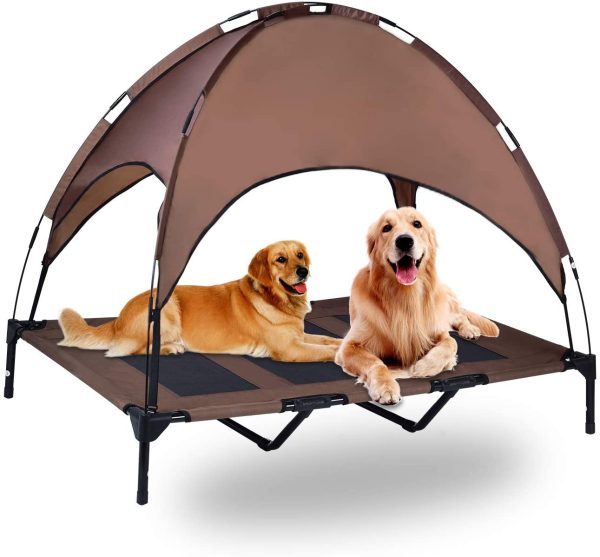 2022 NEW Luxury Elevated Dog Bed With Canopy - Image 2