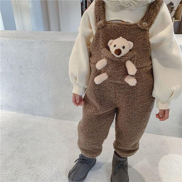 Teddy Overalls Kid Set - Image 6