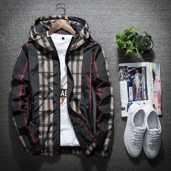 Men's Casual Windbreaker Thin Jacket - Image 3