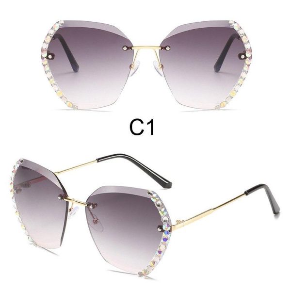 Crystal Diamond Sunglasses - Image 2