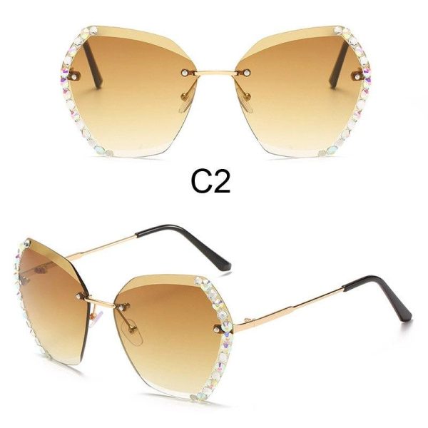 Crystal Diamond Sunglasses - Image 4