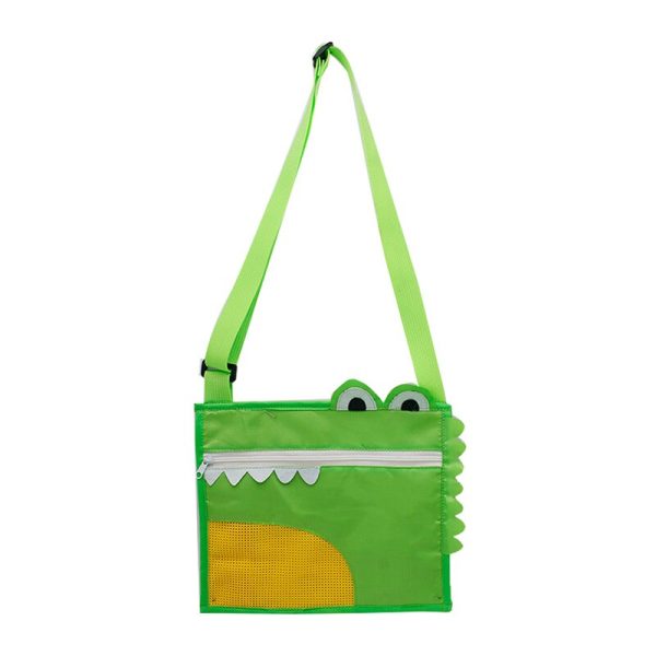 2022 NEW Kids Mesh Beach Cartoon Crocodile Crossbody Bag - Image 6