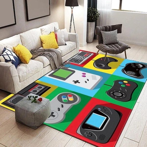 Non-Slip Gamer Controller Area Rugs - Image 4