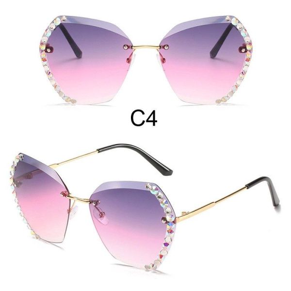 Crystal Diamond Sunglasses - Image 8