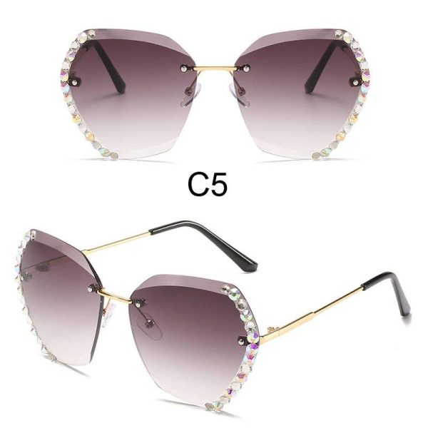 Crystal Diamond Sunglasses - Image 9