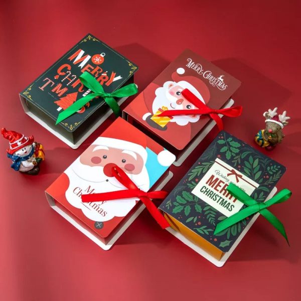 Christmas Book Shape Candy Boxes - Image 3